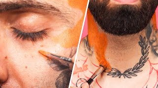 Extreme Tattoo Cover Transformation [upl. by Timofei]