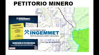 MINERIA COMO REALIZAR UN PETITORIO MINERO  Formulación de petitorio minero [upl. by Rollin]