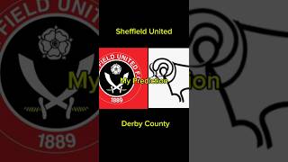 Sheff Utd V Derby Prediction football edit footballedits footballedit sheffieldunited [upl. by Ritter967]