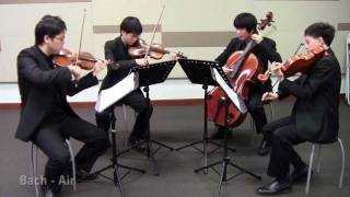 Air on G by Bach Singapore String Quartet [upl. by Hebe792]