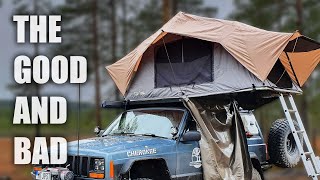 Frontrunner Featherlite Roof Top Tent  Long Term User Review [upl. by Aracahs]