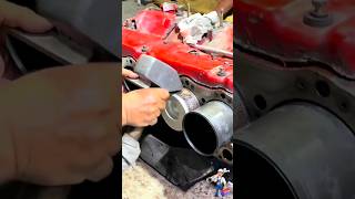 six sylinder diesel engine piston fitting shorts engine mechanic viralshorts short viral [upl. by Lipski]