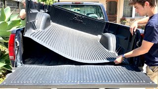 How To Remove And Install A GM Truck Plastic Bed Liner [upl. by Airdnek]