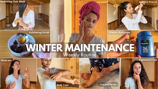 WINTER MAINTENANCE ROUTINE 🎀 self care  pamper routine  12 beauty tips  Garima Vermaa [upl. by Mayhew226]