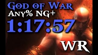 God of War  NG Speedrun in 11757 Former WR [upl. by Mistrot270]