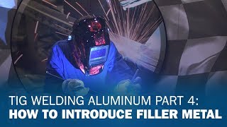 TIG Welding Aluminum Part 4 How to Introduce Filler Metal [upl. by Dolores]