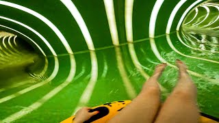 Magic RAFT WaterSlide at Plopsaqua HannutLanden [upl. by Hgielime163]