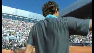 Federer vs Nadal Madrid 2009 Match Point [upl. by Ohaus302]