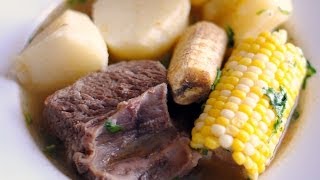 COLOMBIAN SANCOCHO DE COSTILLA DE RES  How To Make A Short Rib Beef Sancocho  SyS [upl. by Carbo]