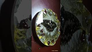 My First Ever Resin Art Work Part I😍art resinart youtube shorts shortsfeed viralvideo love [upl. by Kelsy]