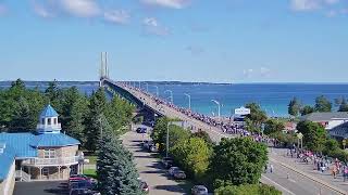 LIVE Mackinac Bridge Labor Day Walk [upl. by Mitchell]