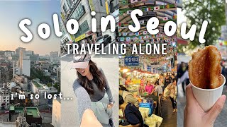 Korea Travel Vlog Traveling ALONE to Korea 2023 [upl. by Channing]