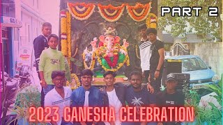 2023 Ganesha celebrations part 2 Bhajarangi boyz 8th year Ganesha mandapam making [upl. by Iran]