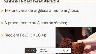 PROPRIEDADES E CLASSIFICAÇÃO DO SOLO  TERRA ROXA ESTRUTURADA [upl. by Charie]