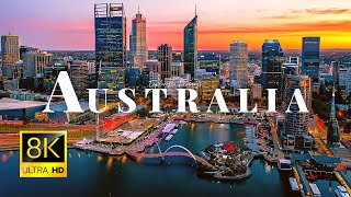 Cities of Australia 🇦🇺 in 8K ULTRA HD 60 FPS Drone Video [upl. by Merth377]