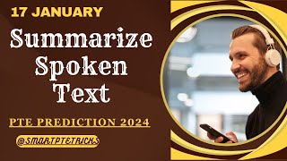 PTE Summarize Spoken Text  January 2024 Tips and Template [upl. by Kristina]