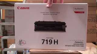 Canon Toner Cartridge CRG719H 3480B002 Black [upl. by Lawrence400]