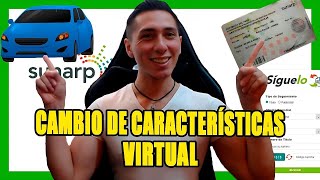 CAMBIO DE CARACTERÍSTICAS VEHICULAR sunarp VIRTUAL 2024  TUTORIAL Paso a Paso 🚀 [upl. by Garson]