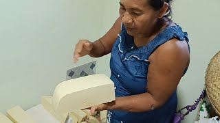 MARIA SORRIDENTE MOSTROU SUA PRODUÇÃO DE SABÃO TEVE ÁGUA DE COCO E MUITA ALEGRIA [upl. by Nyleve993]