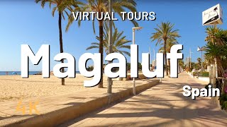 MAGALUF Walking Tour 🇪🇸 Beach and Bar for Nightlife Mallorca Spain 4K Video Tour after Lockdown [upl. by Stanleigh]