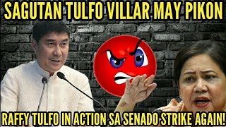 RAFFY TULFO IN ACTION SA SENADO STRIKE AGAIN  CYNTHIA VILLAR AT TULFO NAGKASAGUTAN SINO PIKON [upl. by Yhtrod782]