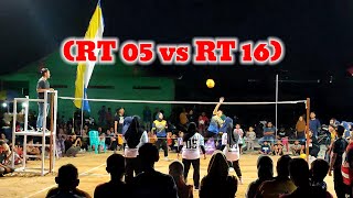 BOLA VOLLY MINI DESA BANJARSARI TRUCUK BOJONEGORO RT 05 VS RT 16 07 AGUSTUS 2024 [upl. by Elocaj]