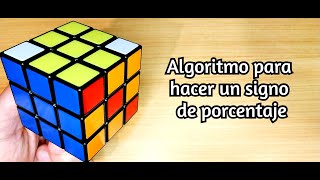 🔷🔶 ¡Transforma Tu Cubo de Rubik 3x3 en Arte El Signo de Porcentaje en 3D 🔷🔶 [upl. by Namruht]