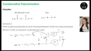 A level Chemistry Condensation Polymers [upl. by Vi]