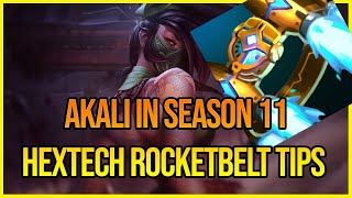 Master Rocketbelt Uses on Akali  Season 11 Guide [upl. by Armelda]