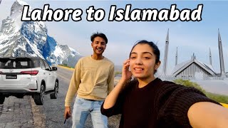 DAY 1 ✨♥️ ISLAMABAD 🕌 LAHORE TO KALAM 🏔 TOUR VLOG ✨ [upl. by Isadora]