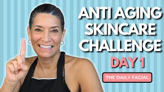 Anti Aging Skincare Challenge 2024 Day 1 The Perfect Daily Facial  Peaches Skin Care [upl. by Retniw766]