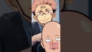 Saitama Goes to Sukunas Barbershop jujutsukaisen onepunchman anime [upl. by Riella217]