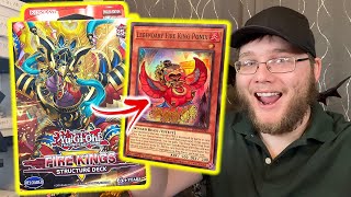 EARLY REVEAL YuGiOh Structure Deck Fire Kings Opening [upl. by Eelirrem]