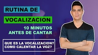 Como Vocalizar Rutina de Vocalizacion 10 Minutos Antes de Cantar  wwwClasesdecantopro [upl. by Jurgen603]