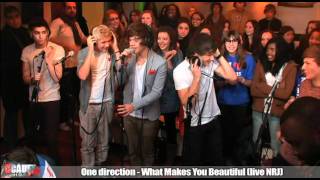 One direction  What Makes You Beautiful  Live  CCauet sur NRJ [upl. by Canada572]