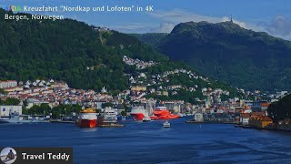 Bergen Norwegen  AIDA Kreuzfahrt mit Nordkap und Lofoten mit der AIDAbella [upl. by Semele]