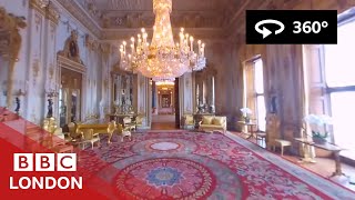 360° Video Buckingham Palace Tour  BBC London [upl. by Glad]