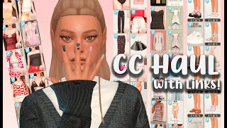 SIMS 4 CC SHOPPING ✨CC HAUL WITH LINKS✨ [upl. by Strohbehn]