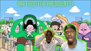 SMILING FRIENDS S2 EP2  MR President MR FROG FOR PRESIDENT😳 [upl. by Aremmat]