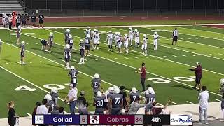 JV Cobras vs Goliad Tigers [upl. by Enad]