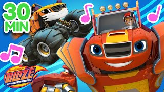 Blazes Best Music With His Friends 30 Minute Compilation  Blaze and the Monster Machines [upl. by Ettener]