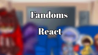 Fandoms React to each other  SAMSLunar GCRVPart 5 [upl. by Ennaitak]