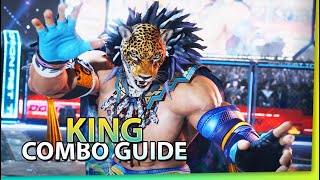 KING Optimal Combo Guide  TEKKEN 8 [upl. by Uoliram]