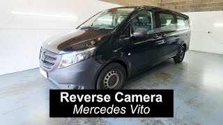 Reverse Camera Integration  Mercedes Vito  Dragon Car Alarms  Uses Original Screen [upl. by Albarran]