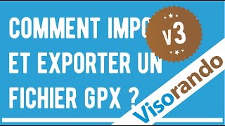 Android amp iOS Comment importer et exporter un fichier GPX [upl. by Geri963]