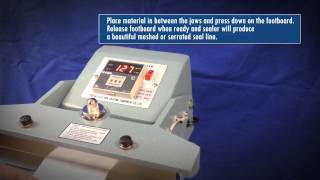 Sealer Sales THS Series Direct Heat  Constant Heat Sealer [upl. by Jonis]