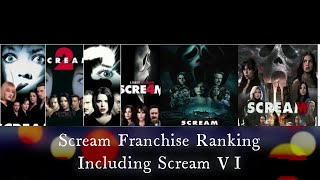 Scream Franchise Ranking Video Including Scream VI [upl. by Ahsinauq]