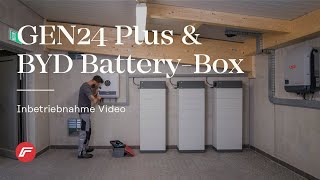 Inbetriebnahme des GEN24 Plus und der BYD BatteryBox [upl. by Merdith]