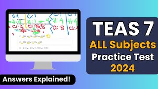 TEAS 7 Practice Test 2024 Updated [upl. by Don]