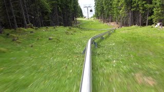 Braso Brandauer Sommerrodelbahn Mieders 2012 POV Onride [upl. by Aenal]